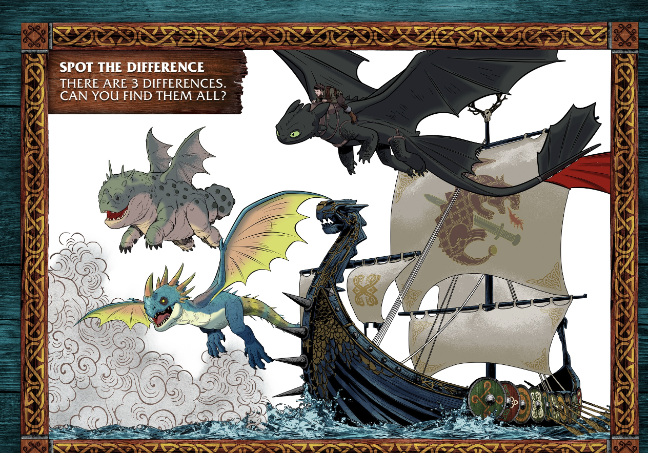 Spot the Difference – How To Train Your Dragon